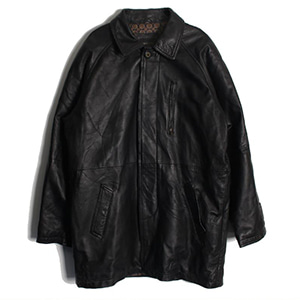 sheepskin leather coat