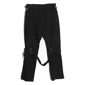 belted layerd pants